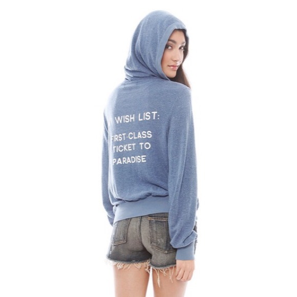Wildfox Tops - Wildfox ❦ My Wish List Malibu Hoodie ❦ Night Run